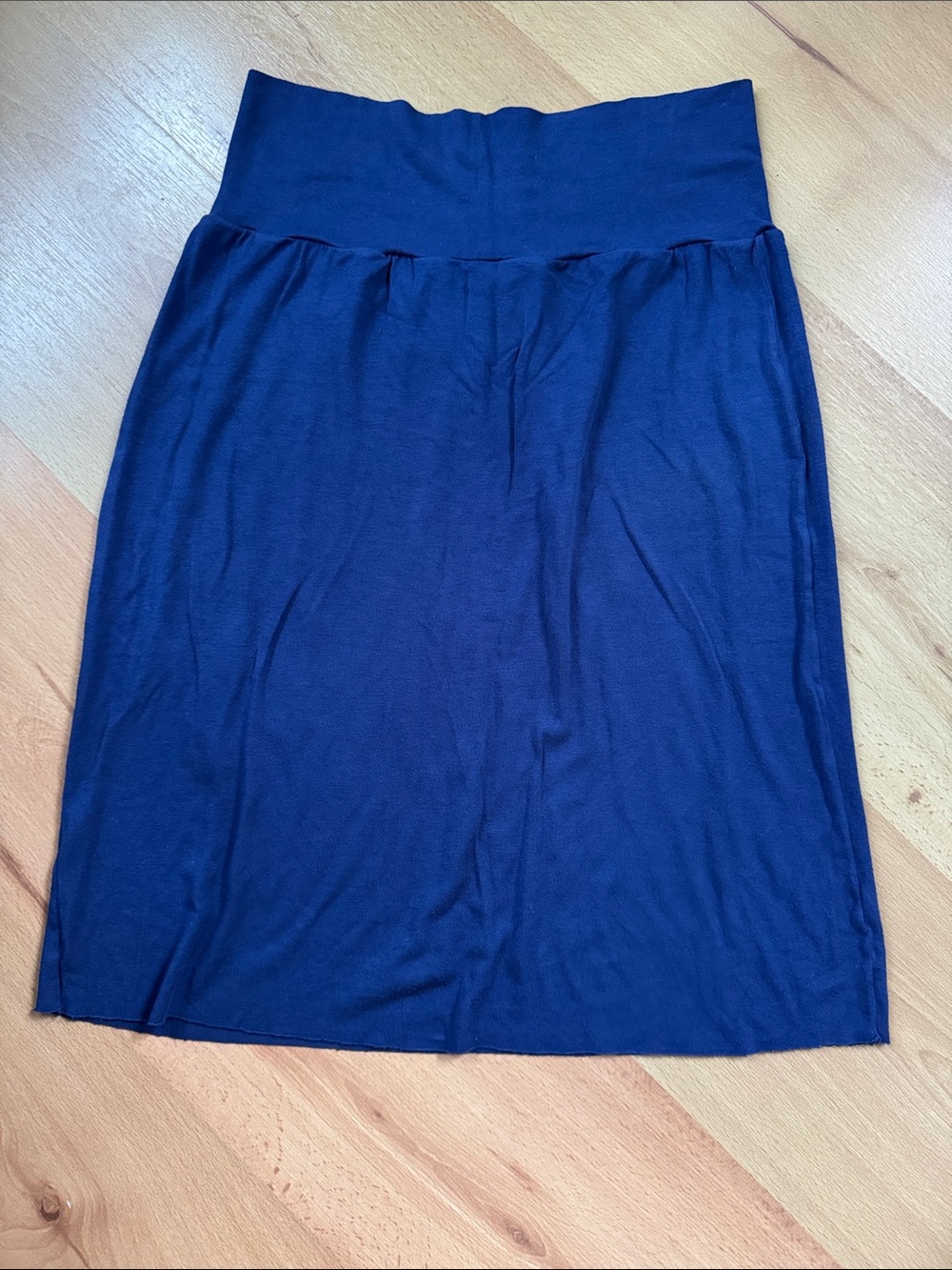 Rachel Pally Navy Pull-On Midi Skirt